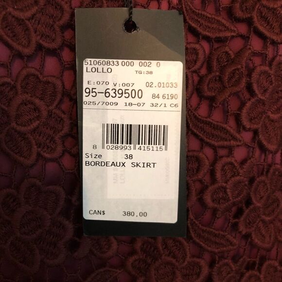 NWT Max Mara Weekend Lollo Lace Skirt - Picture 3 of 10